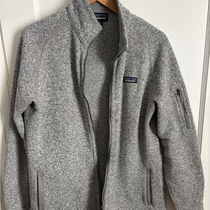 Patagonia Heather Gray Fleece Jacket